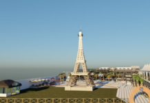 réplica da Torre Eiffel