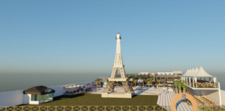 réplica da Torre Eiffel